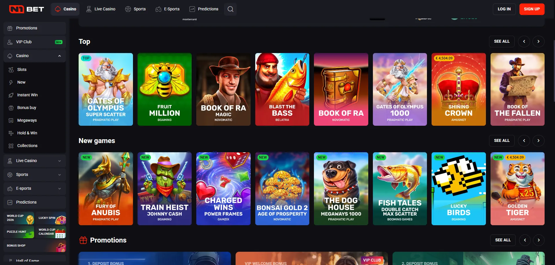 n1bet Casino Spielangebot &ndash; &uuml;ber 10.000 Slots und Tischspiele